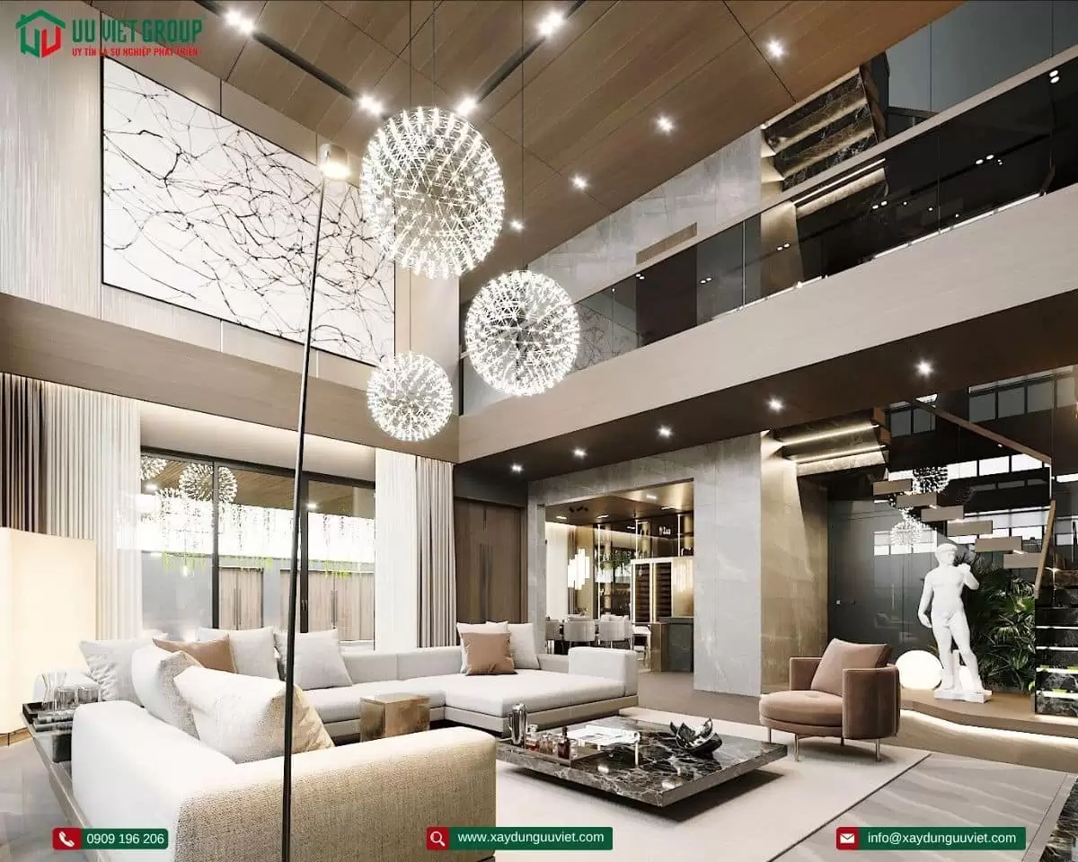 Biệt thự hiện đại 1 trệt 1 lầu