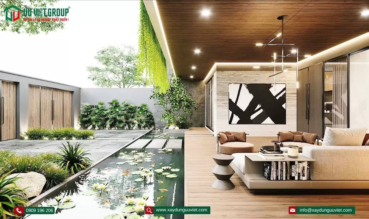 Biệt thự hiện đại 1 trệt 1 lầu