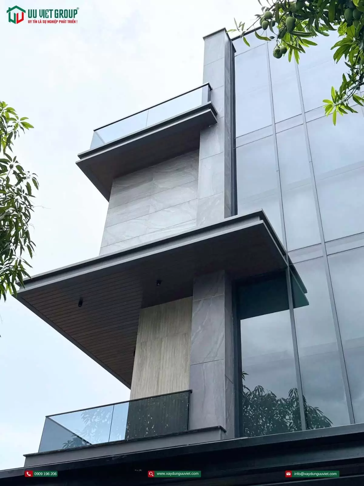 Hoàn thành vila 1 trệt 3 lầu