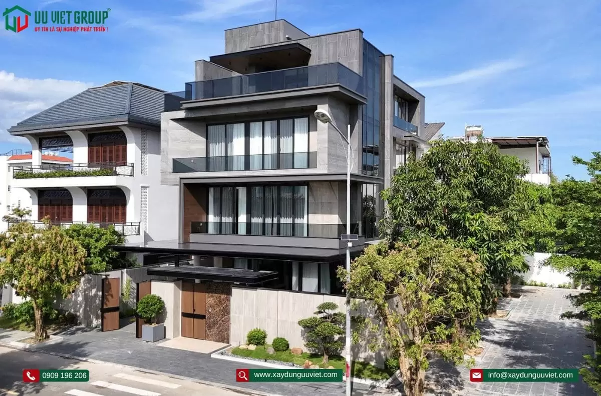 Hoàn thành vila 1 trệt 3 lầu