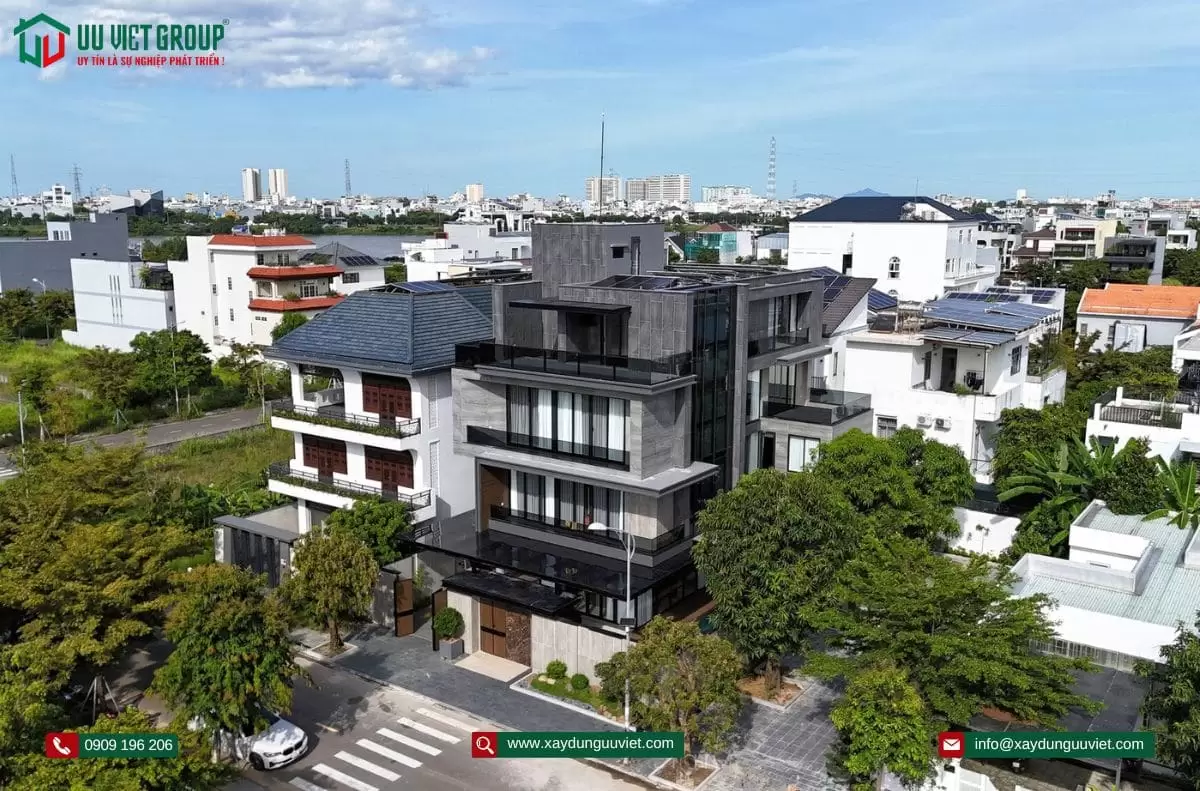 Hoàn thành vila 1 trệt 3 lầu