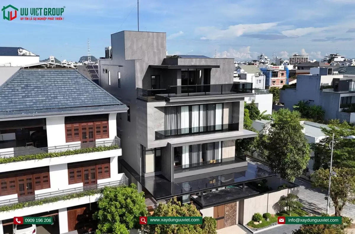 Hoàn thành vila 1 trệt 3 lầu