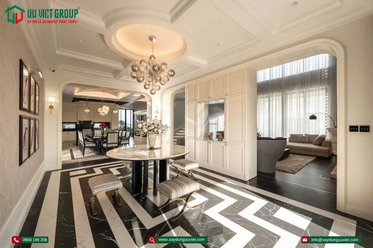 vila 3 tầng hiện đại