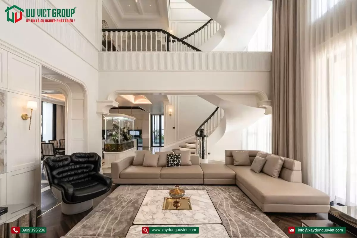 vila 3 tầng hiện đại