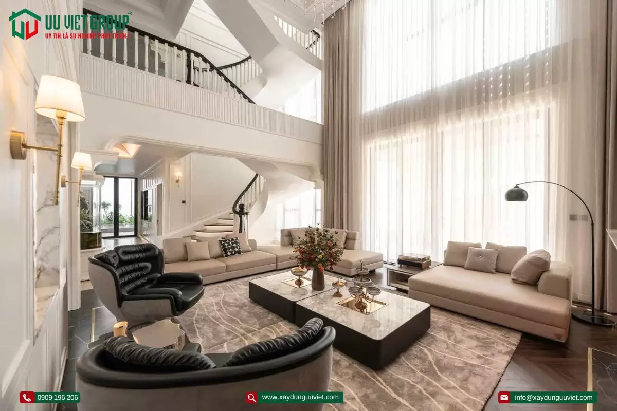 vila 3 tầng hiện đại