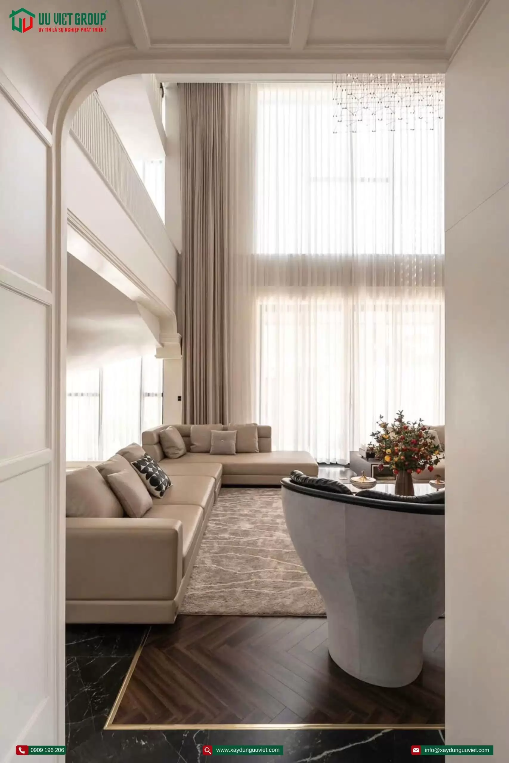 vila 3 tầng hiện đại