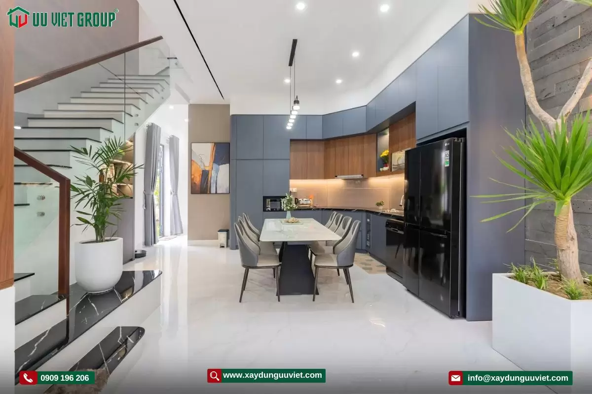Hoàn thành nhà phố hiện đại