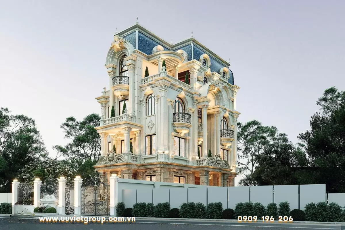 Biệt thự 4 tầng tân cổ điển