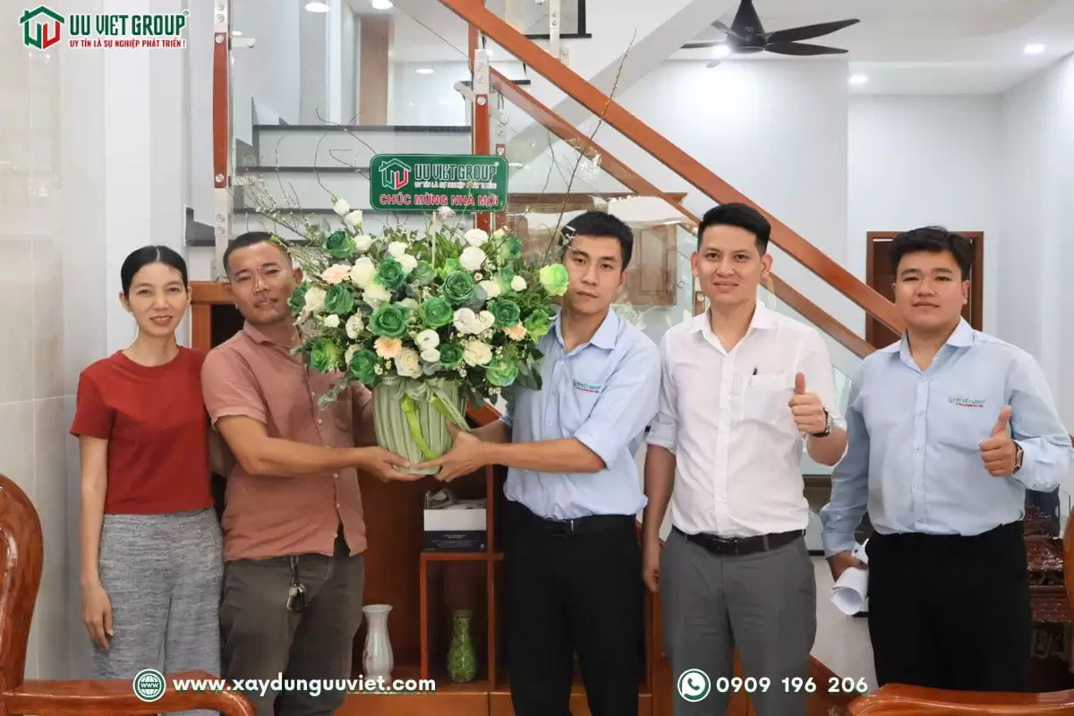 Bàn giao nhà mới 3 tầng