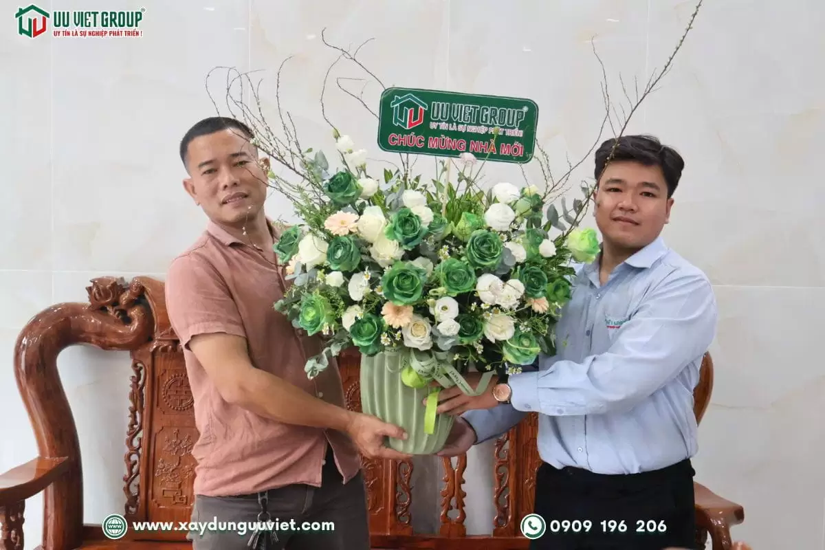 Bàn giao nhà mới 3 tầng