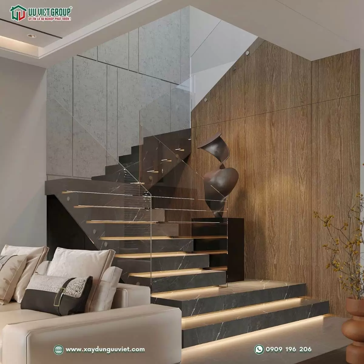 Biệt thự hiện đại mái nhật