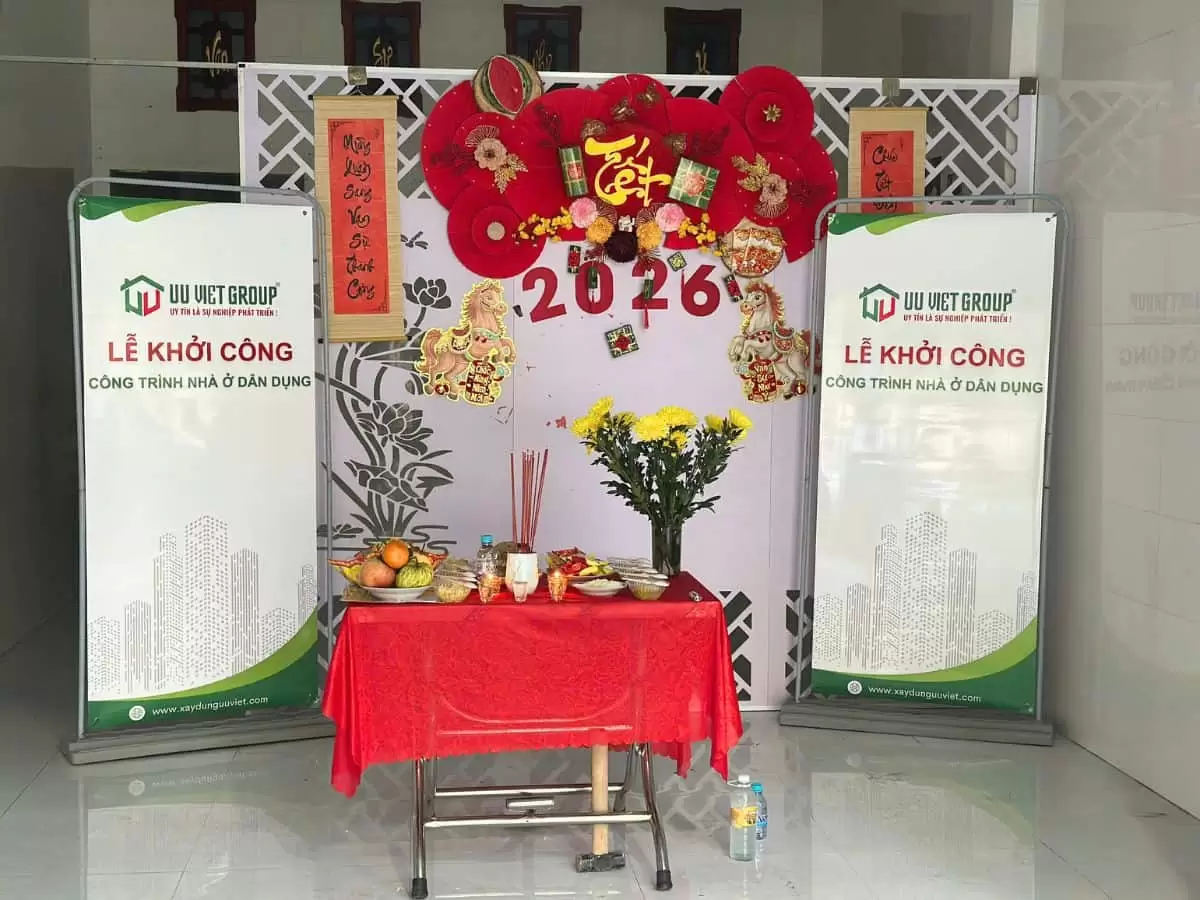 Khởi công nhà mới khai xuân Bính Ngọ 2026