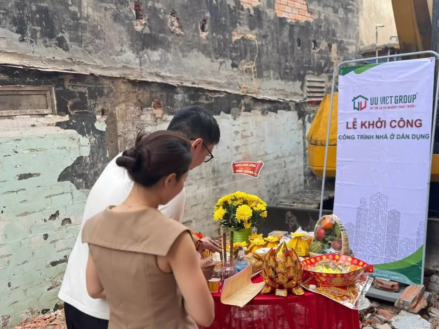 Khởi công nhà phố 4 tầng