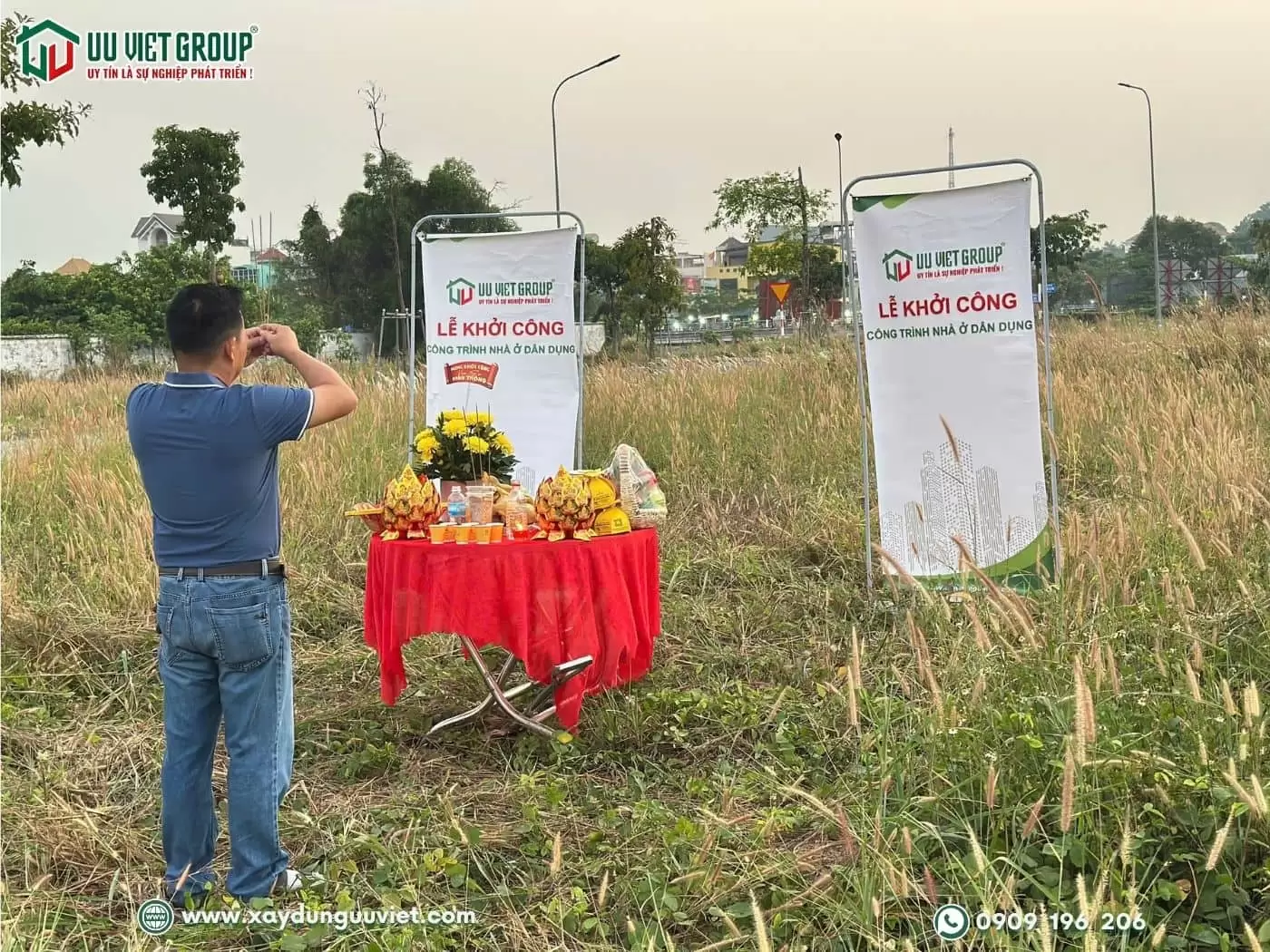 Khởi công xây dựng nhà phố