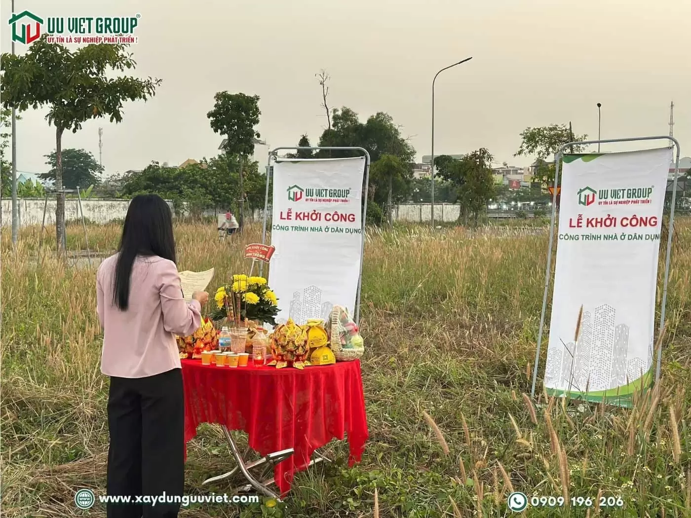 Khởi công xây dựng nhà phố