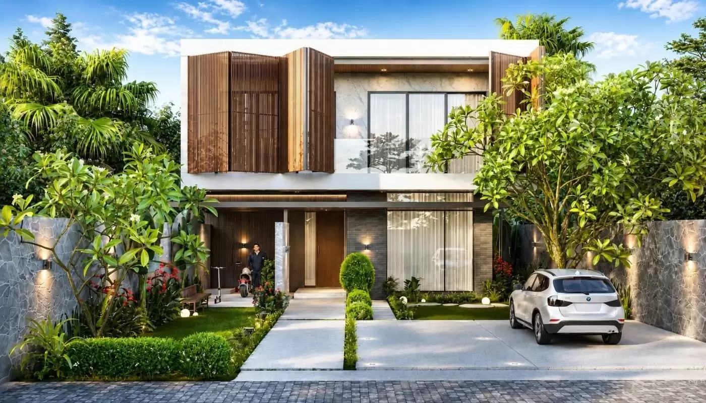 Khởi công biệt thự hiện đại
