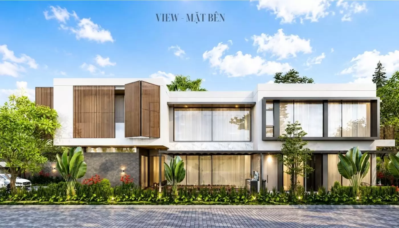 Khởi công biệt thự hiện đại